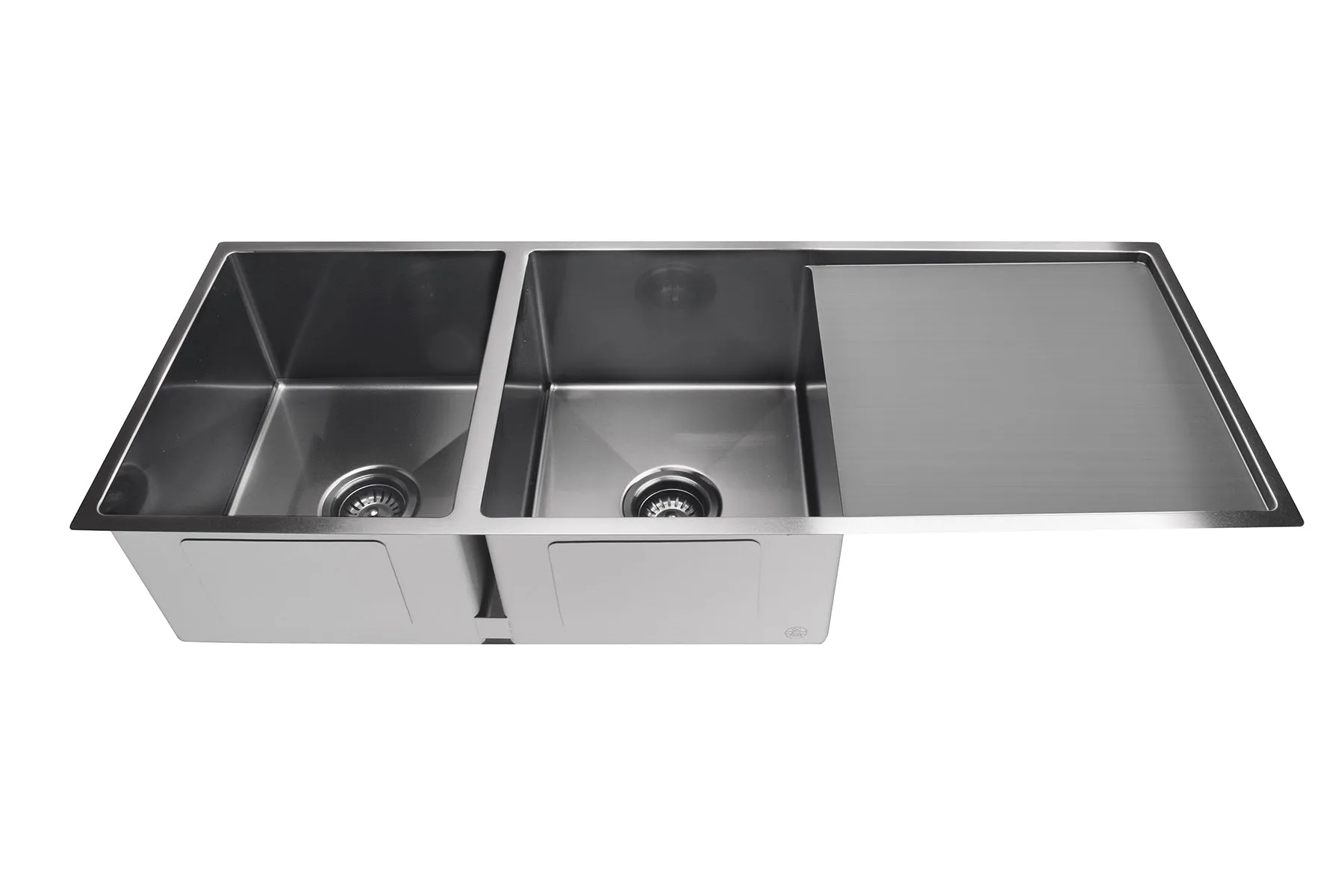 Lavello Kitchen Sink - Double Bowl & Drainboard 1160 x 440 - PVD Gunmetal Black