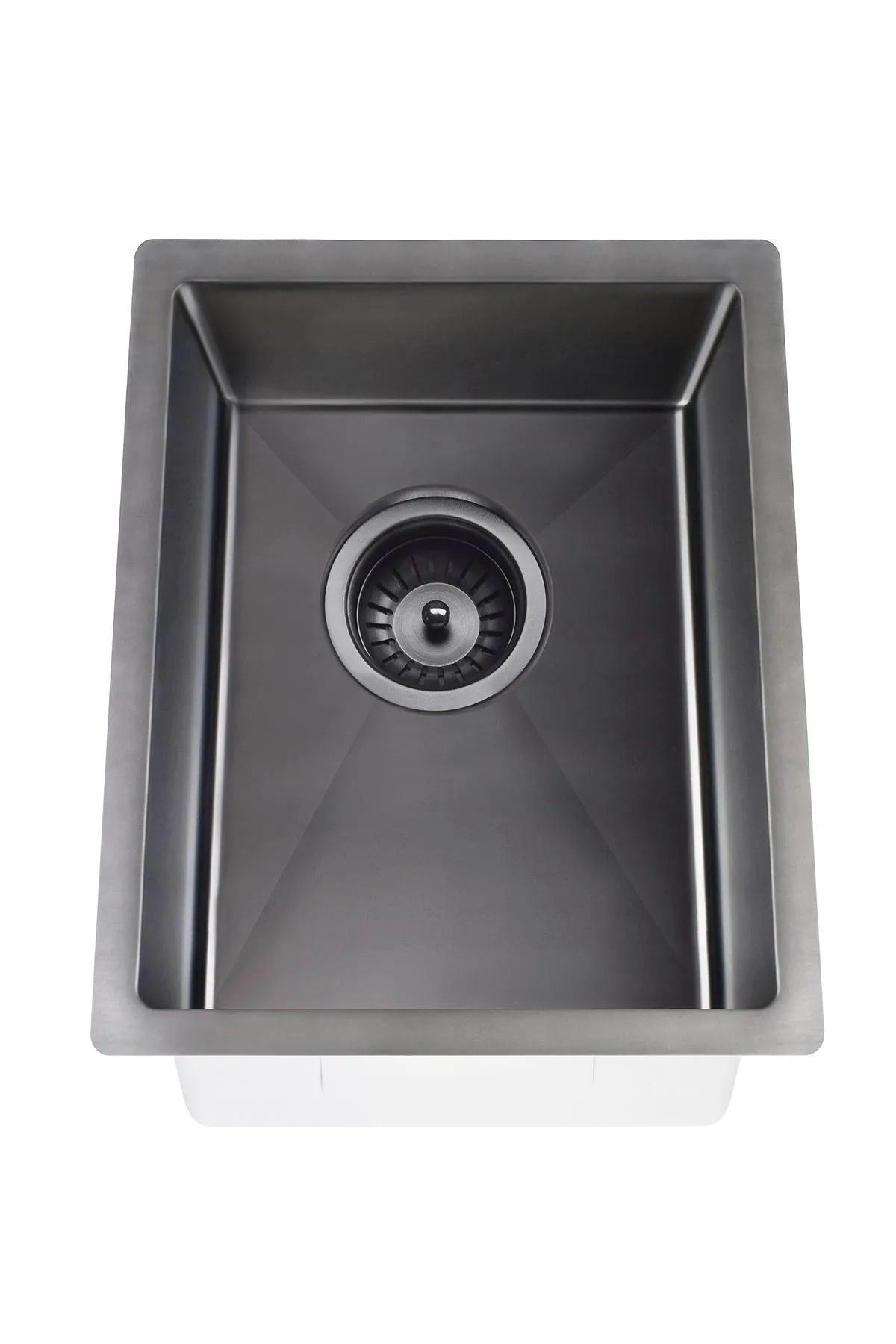 Lavello Kitchen Sink - Single Bowl 380 x 440 - PVD Gunmetal Black