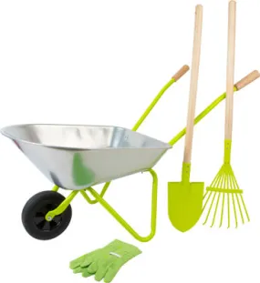 Legler Wheelbarrow with Gardening Tools