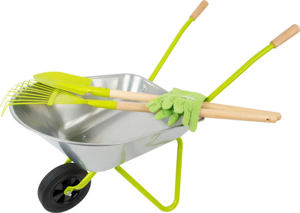 Legler Wheelbarrow with Gardening Tools