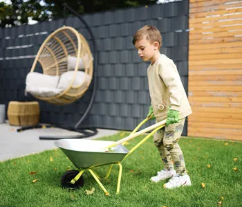 Legler Wheelbarrow with Gardening Tools