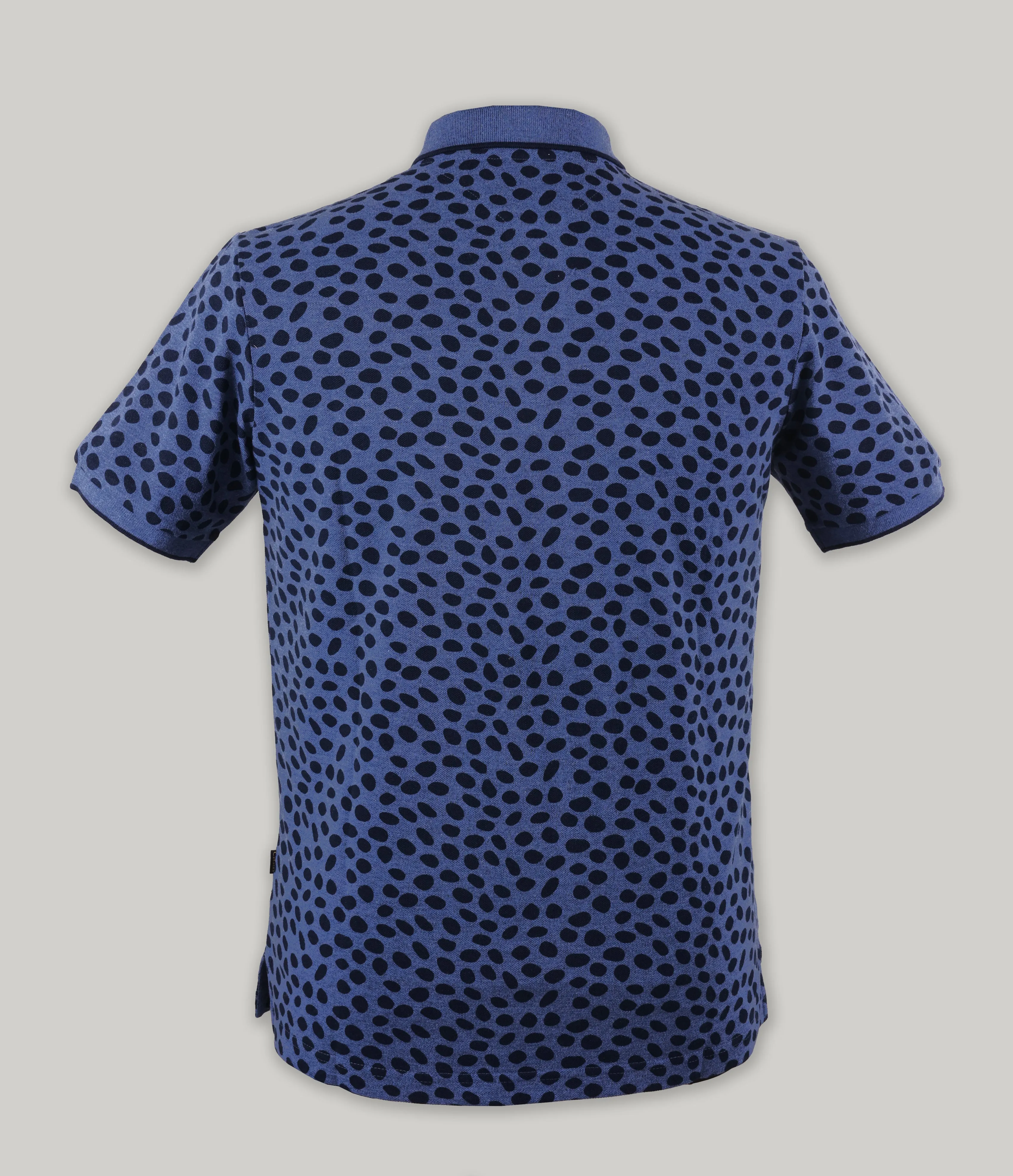 Leopord Print Pique Polo