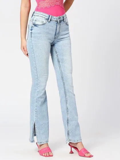 Light Blue Madrid Long Flare Jeans