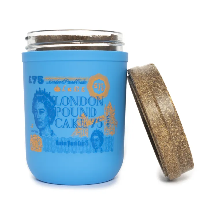 London Pound Cake - RE:STASH Silicone & Glass Jar - 1/2oz Capacity