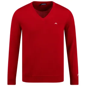 Lymann Knitted Sweater Fiery Red - SS23