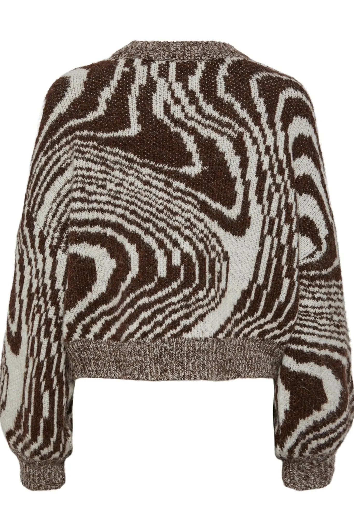 Mara O-Neck Knit - Chicory Coffee