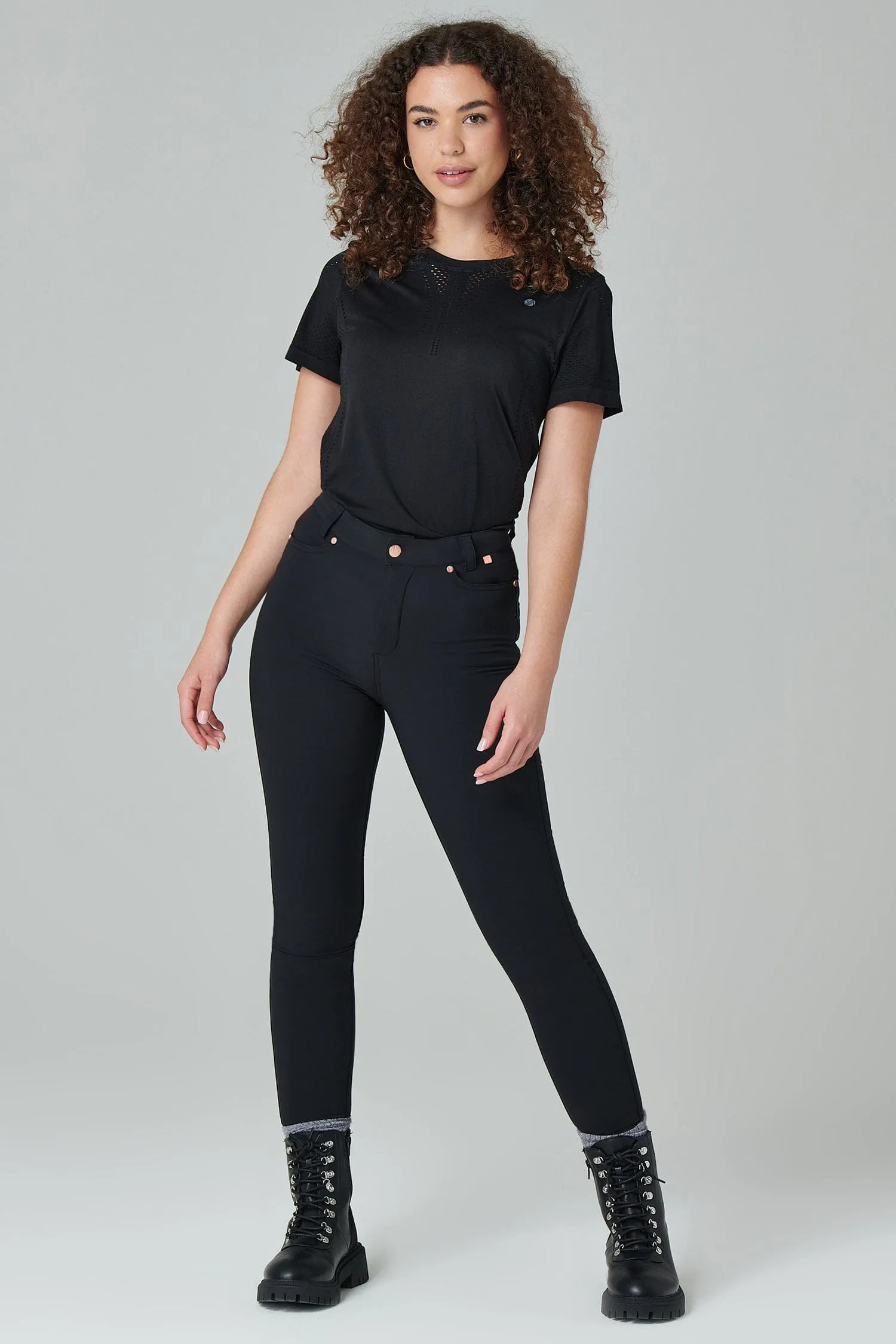 MAX Stretch Skinny Outdoor Trousers - Black