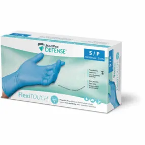 MedPro Defense Flexitouch Nitrile - Vinyl Powder-Free Exam Gloves