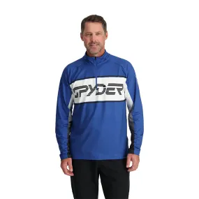 Mens Paramount Half Zip - Electric Blue