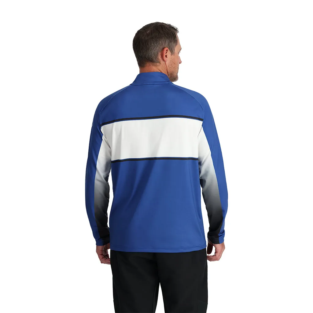 Mens Paramount Half Zip - Electric Blue