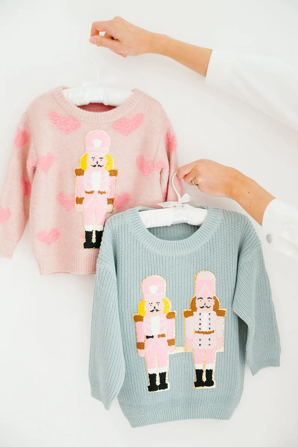 MINI KIDS NUTCRACKER HEART SWEATER