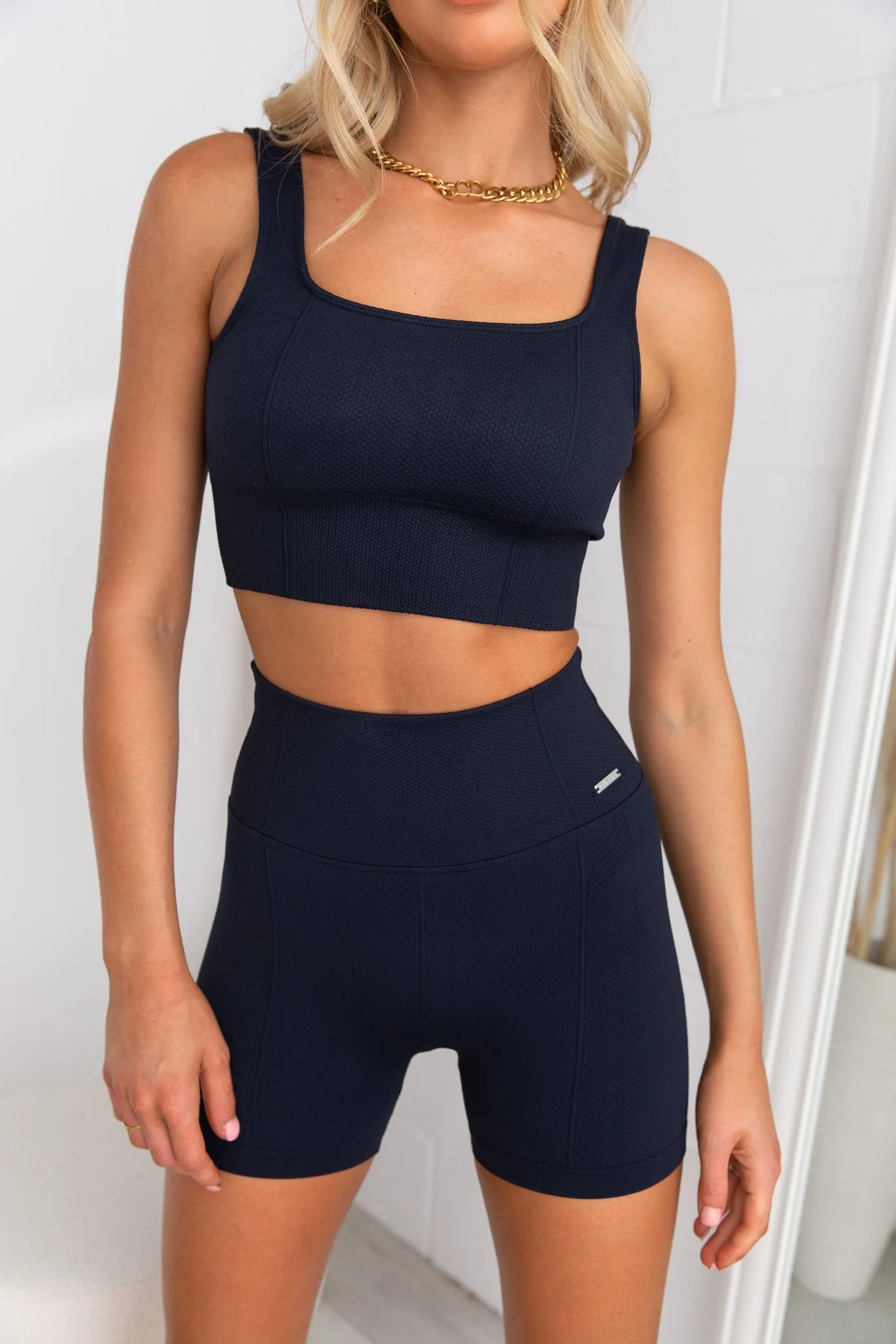 Navy Luxe Seamless Bra