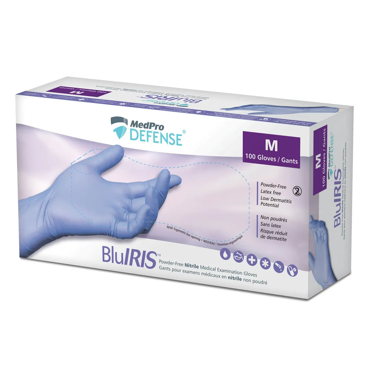 Nitrile Powder-Free Gloves, MedPro BluIris