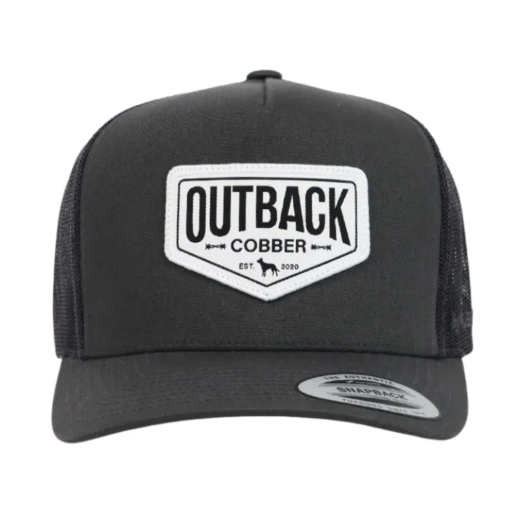 Outback Cobber Winton Trucker Cap - Charcoal