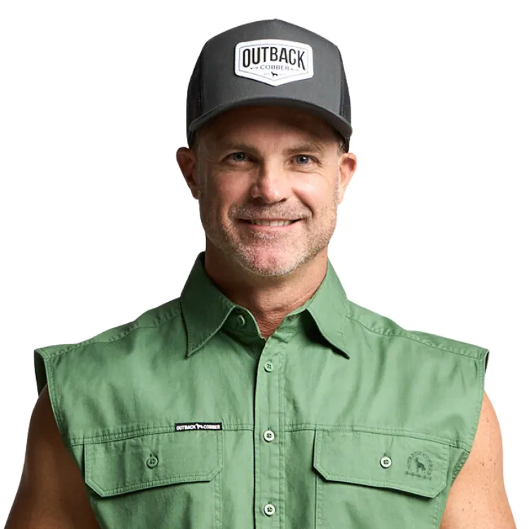 Outback Cobber Winton Trucker Cap - Charcoal