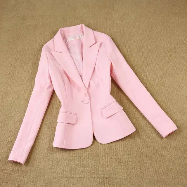 Pant Suits Set Women's Autumn Female Professional Office Lady Suit