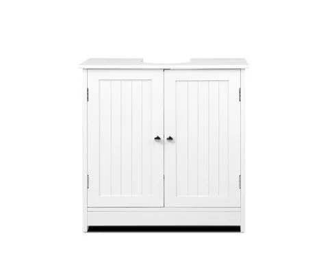 Pedestal Sink Storage Cabinet White