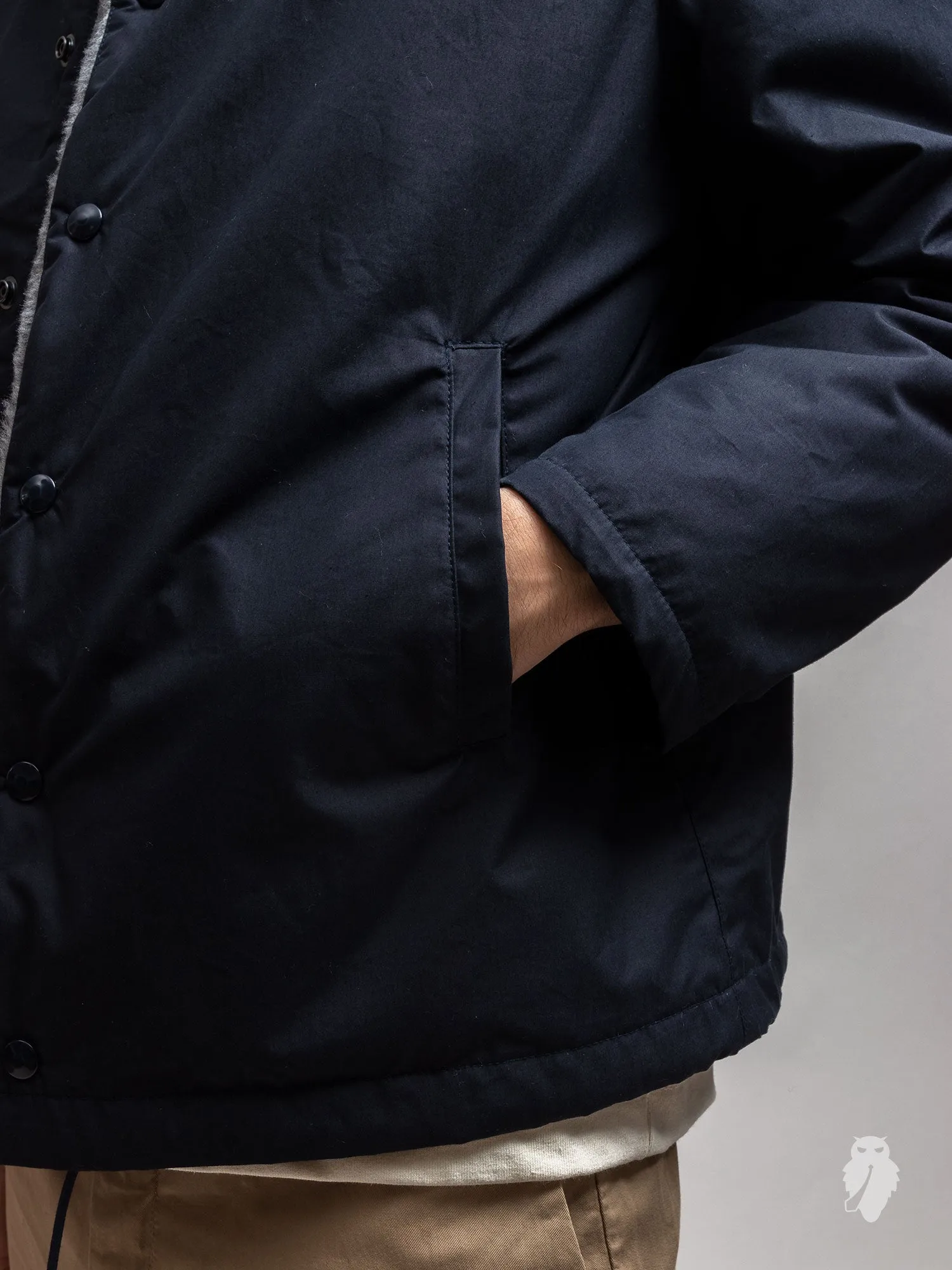 "Quart" Short Coat in Navy