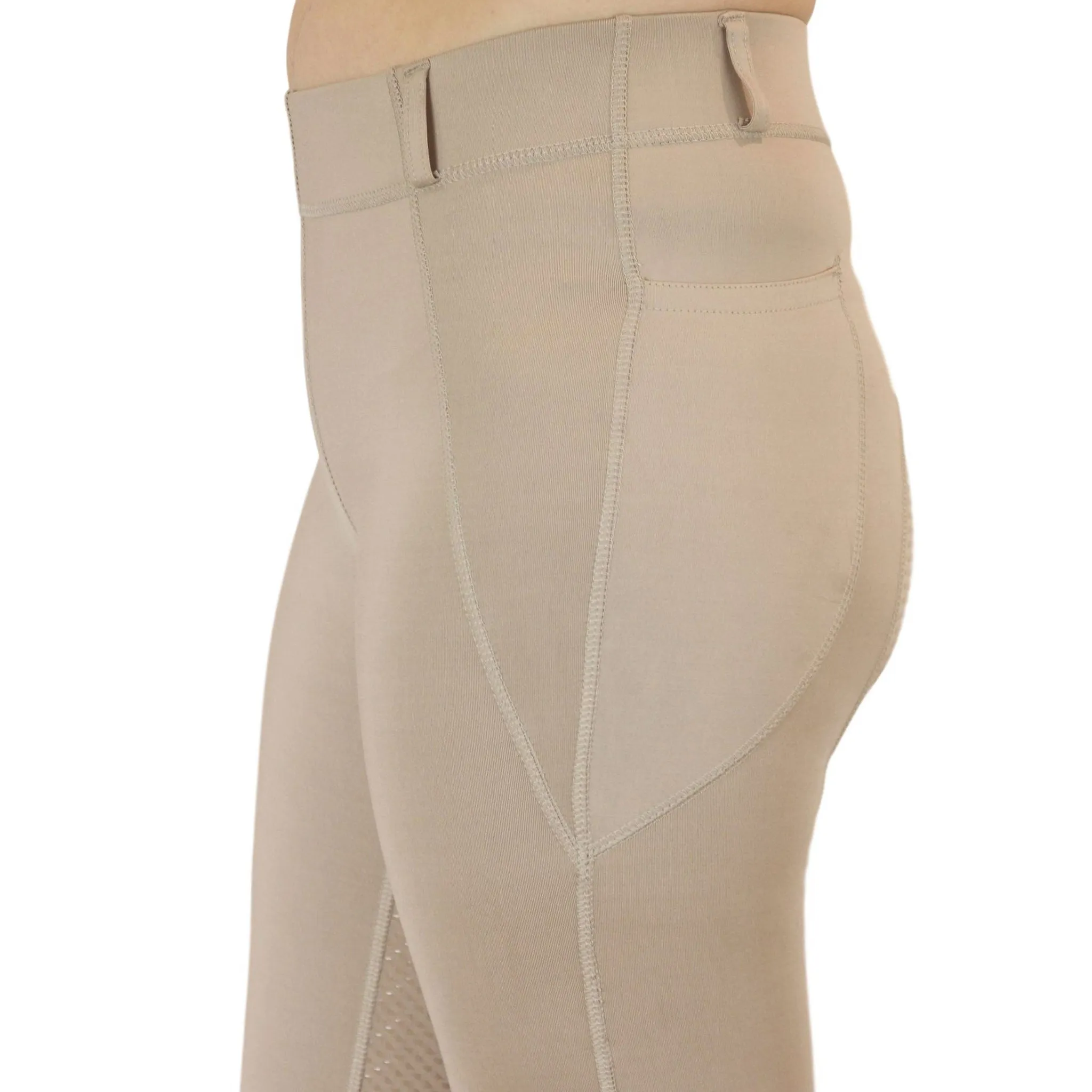 Riding Tights in Beige. Sizes 6 to 28