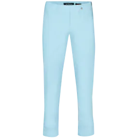 Robell 7/8ths Trousers in Aqua Blue