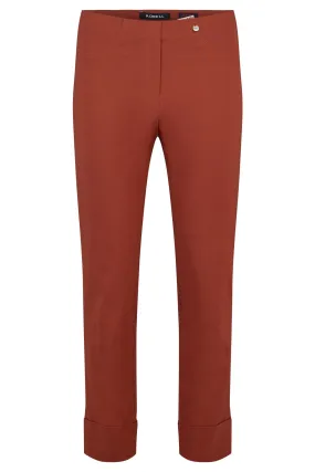 Robell 7/8ths Trousers in Rust