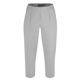 Robell Crop Trousers | Light Grey