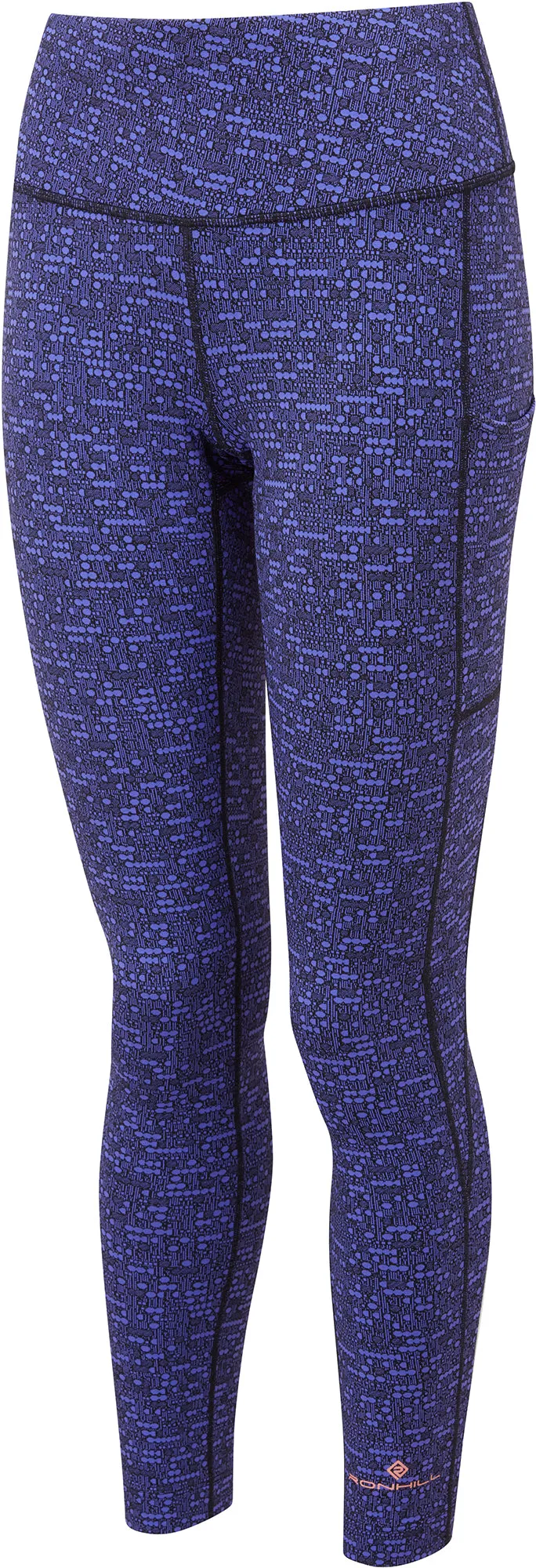 Ronhill Life Deluxe Womens Long Running Tights - Blue