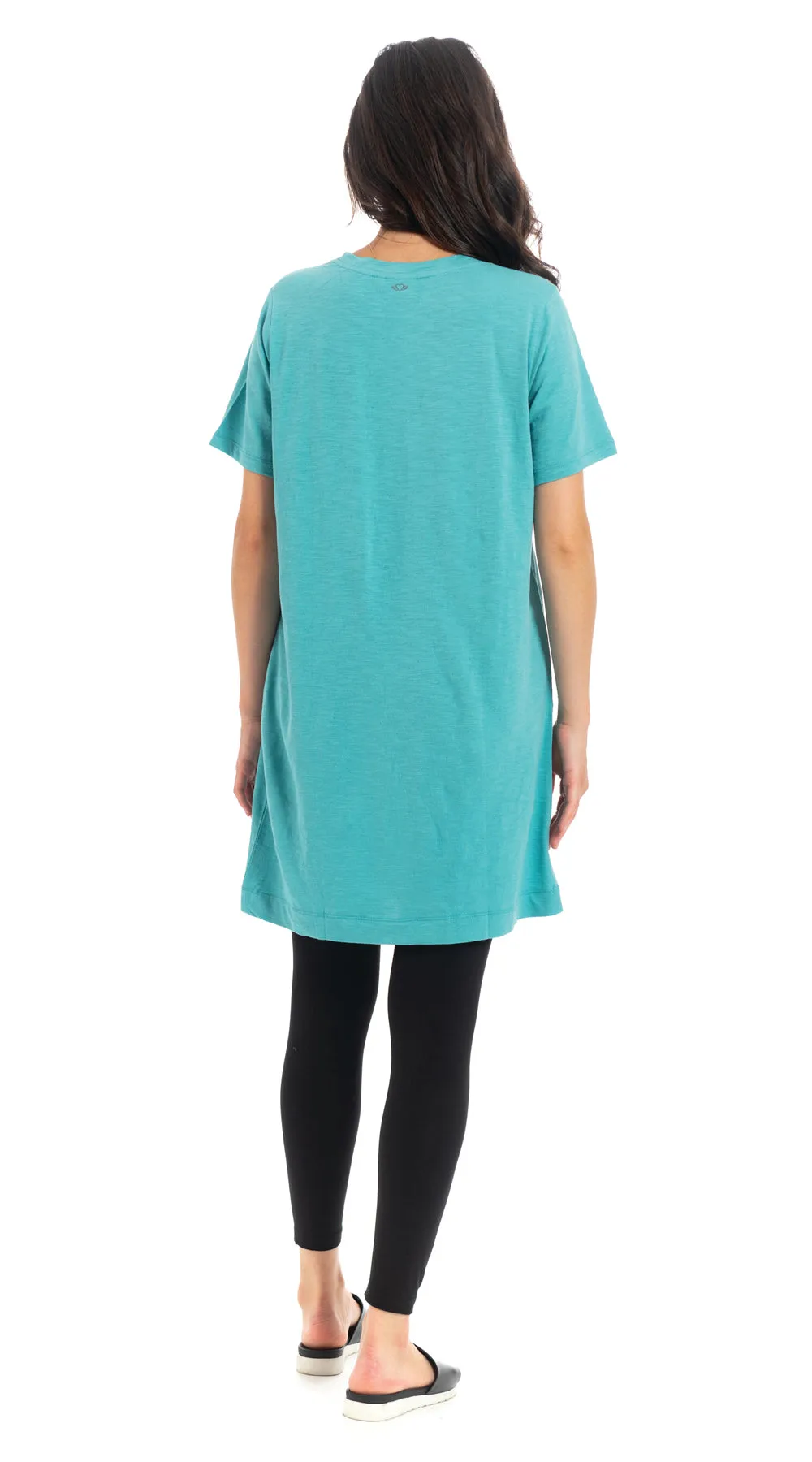 Rosa Tunic - turquoise - organic cotton