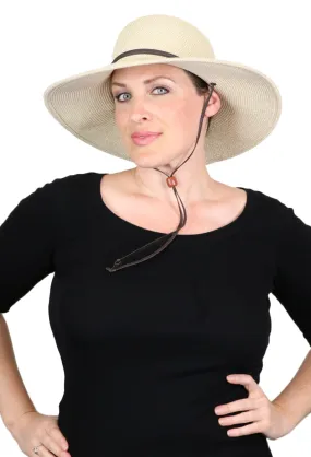 Safari Large Brimmed Sun Hat for Women 50  UPF Sun Protection CLOSEOUT!