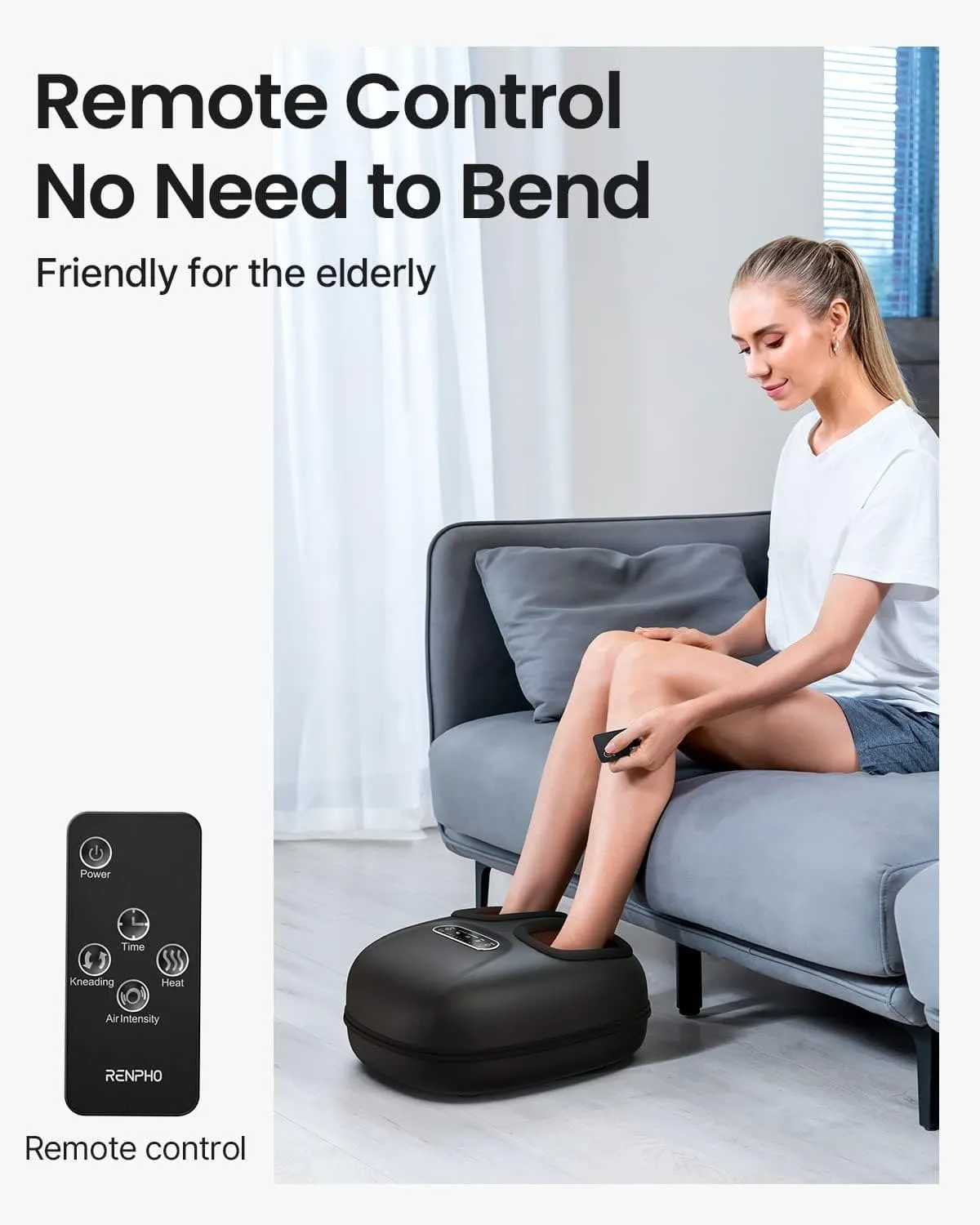 Shiatsu Foot Massager Machine with Heat