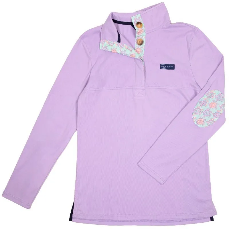 Simply Southern Purple Pullover Turtle