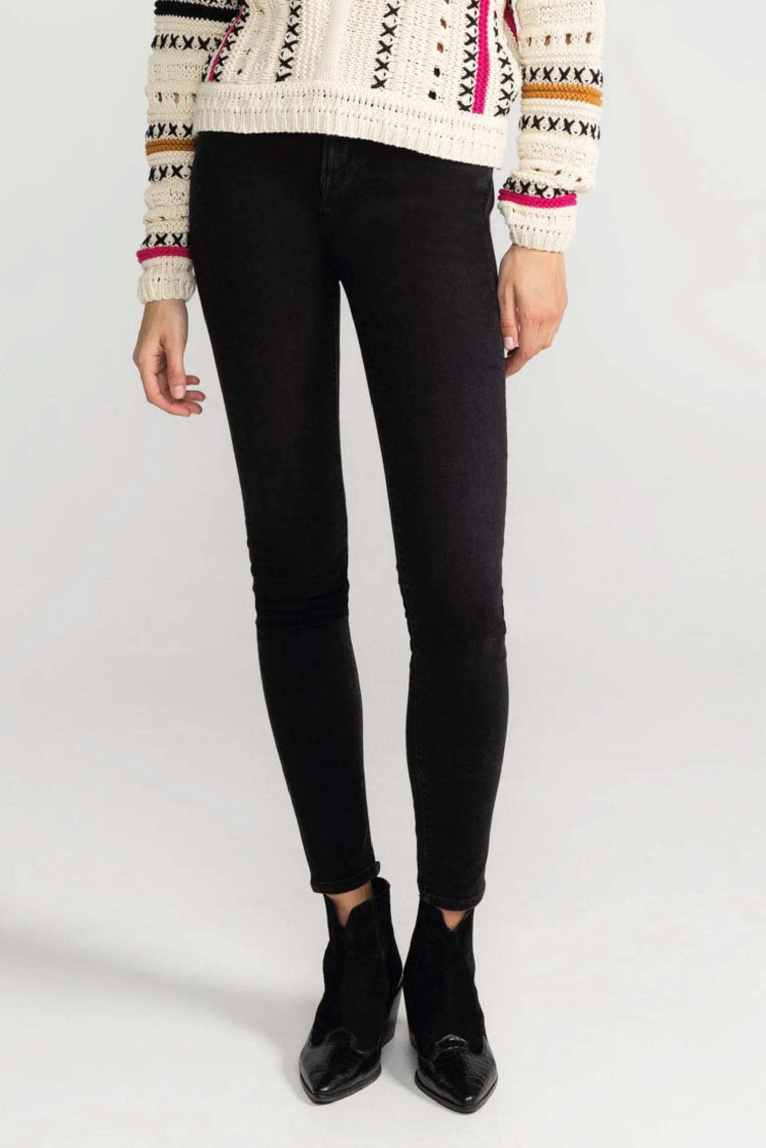 Skinny Jeans LEPIOTA Used Black