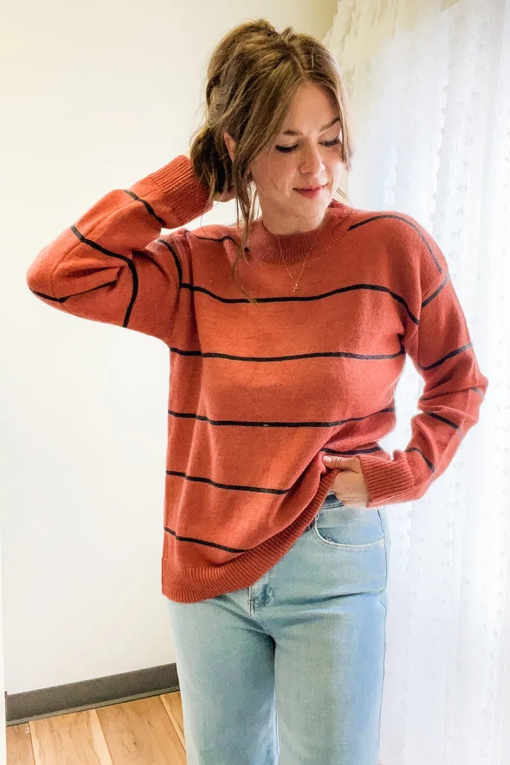 Slouchy Striped Sweater