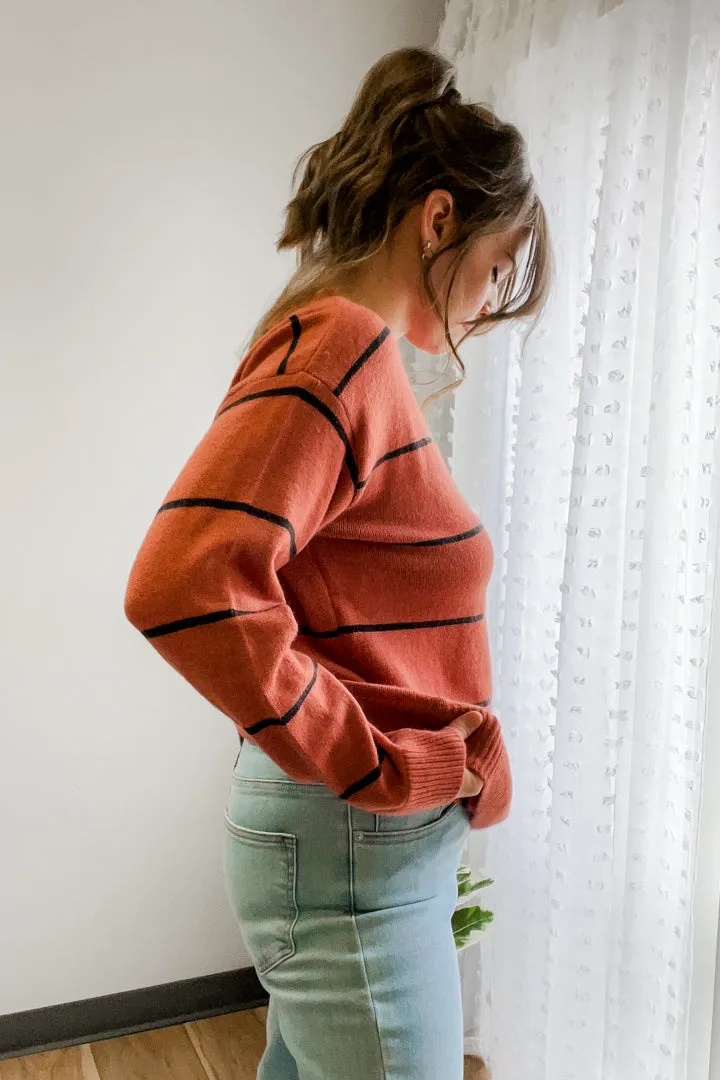 Slouchy Striped Sweater