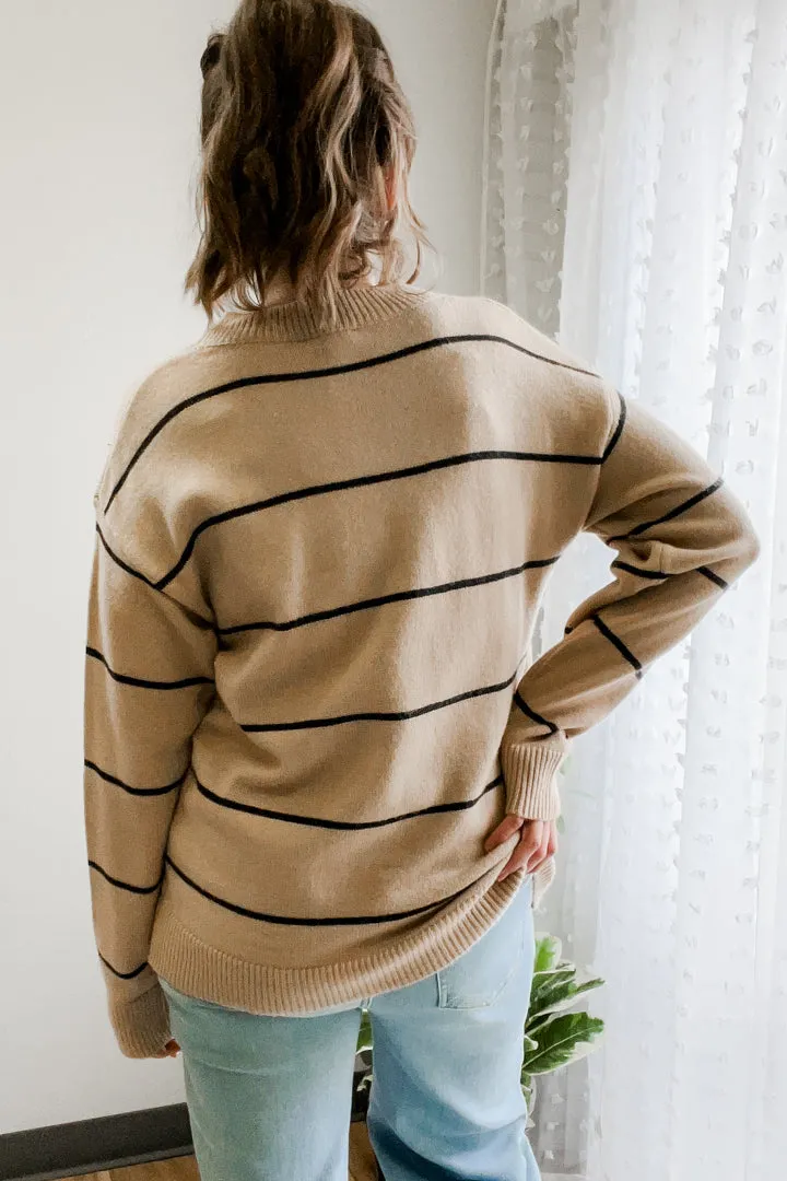 Slouchy Striped Sweater