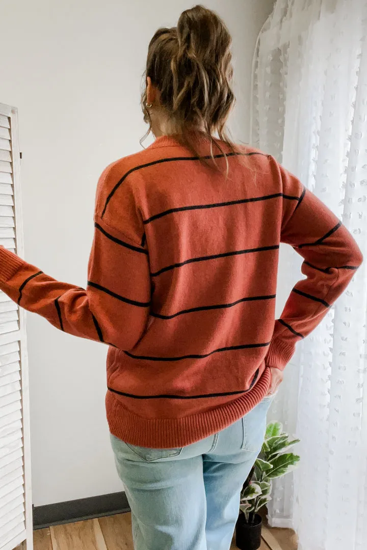 Slouchy Striped Sweater