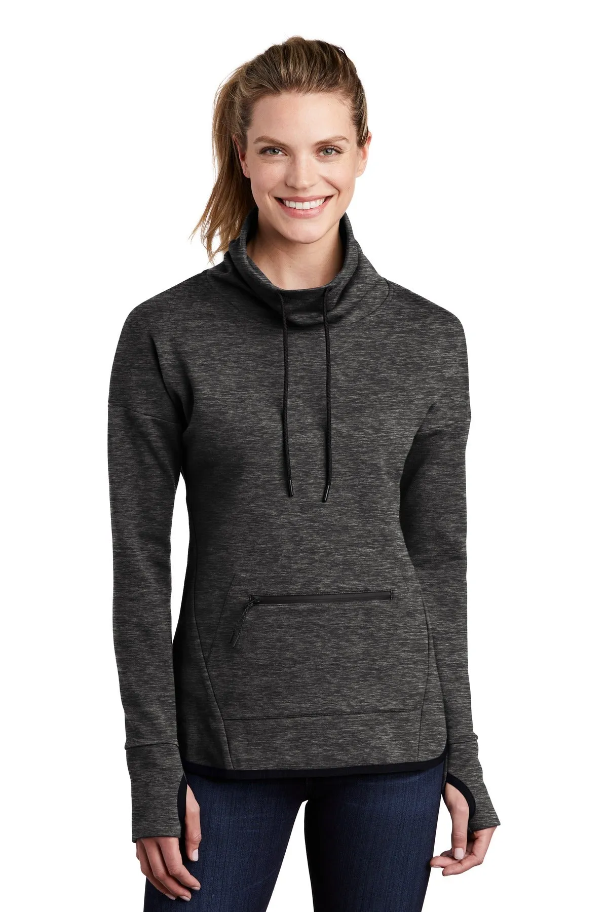 Sport-Tek ® Ladies Triumph Cowl Neck Pullover LST280