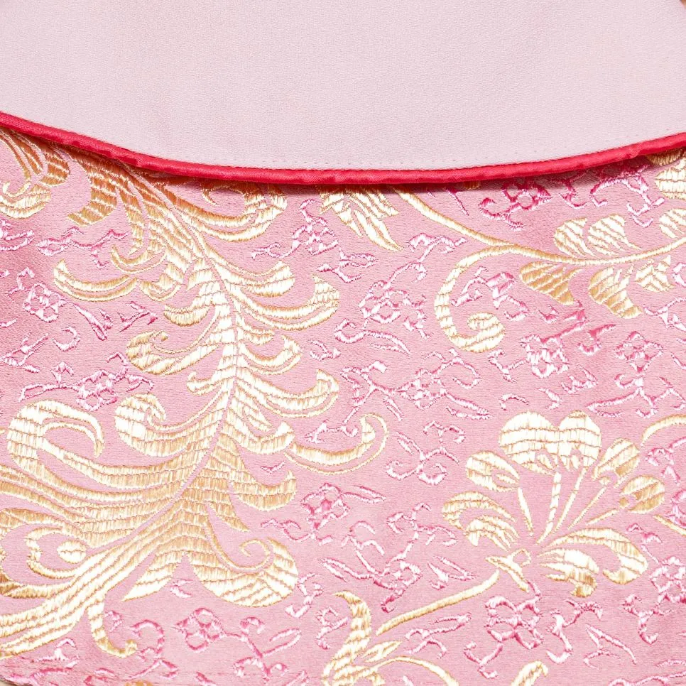 Spring Of Love in Golden Baby Pink CNY Cape