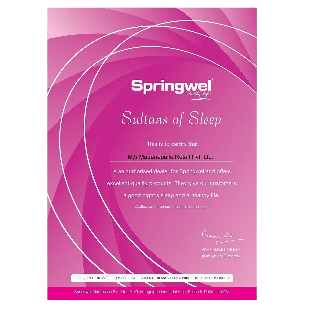 Springwel Mattress Latex Foam Comfort Plus