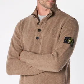 STONE ISLAND SWEATER 8115540A3 V0075 BROWN