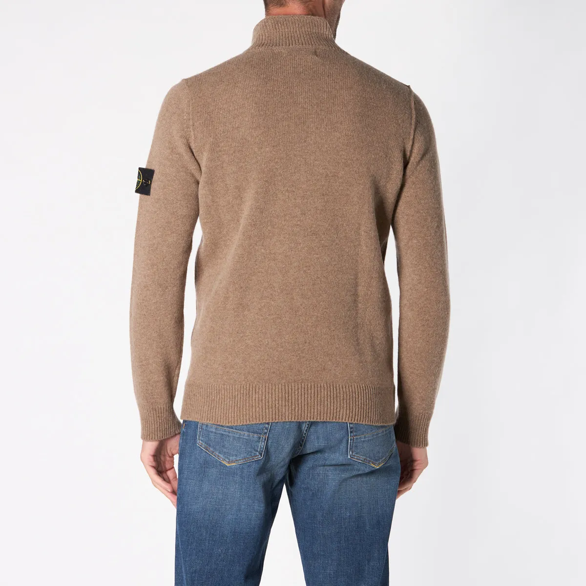 STONE ISLAND SWEATER 8115540A3 V0075 BROWN