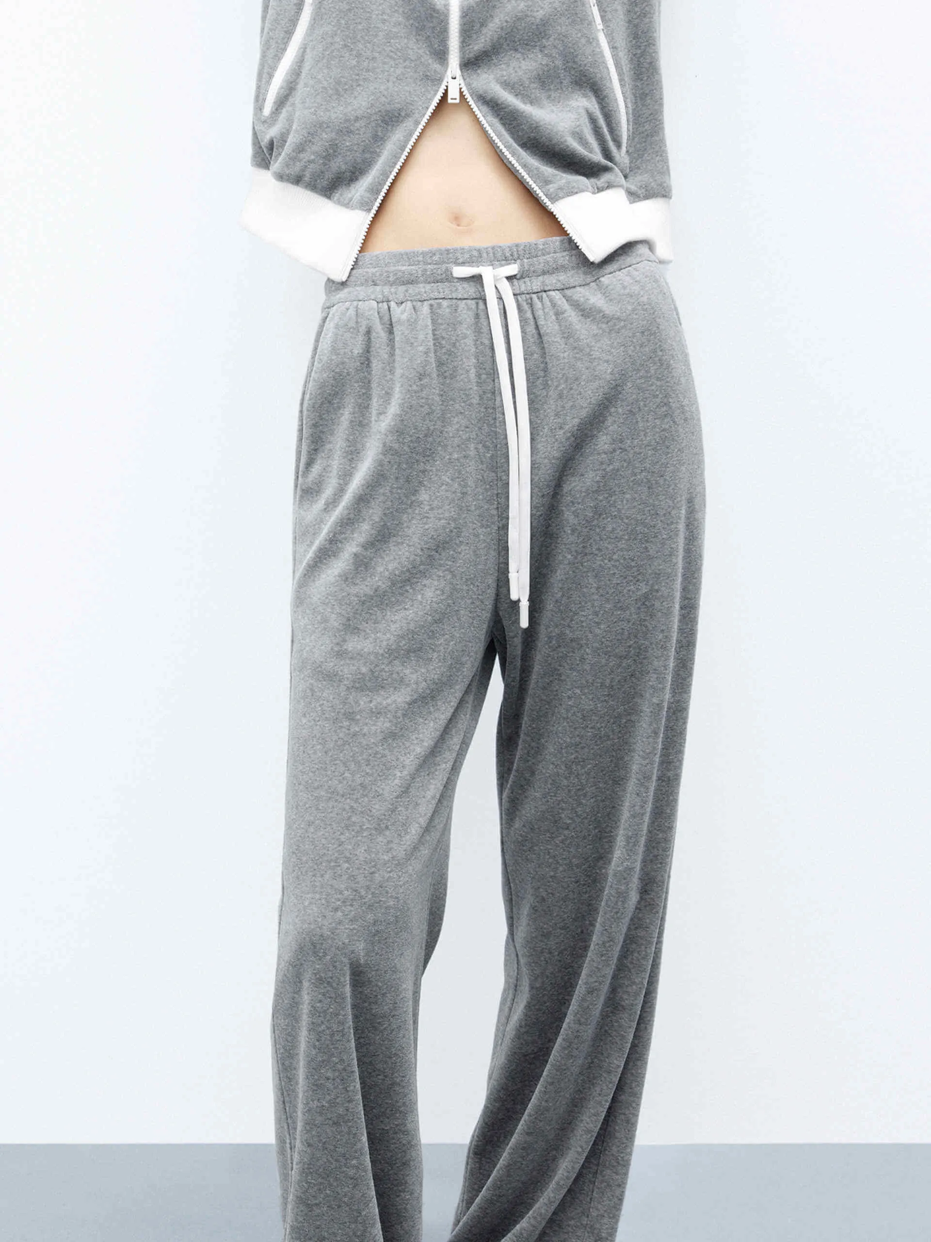 Straight Leg Drawstring Pants