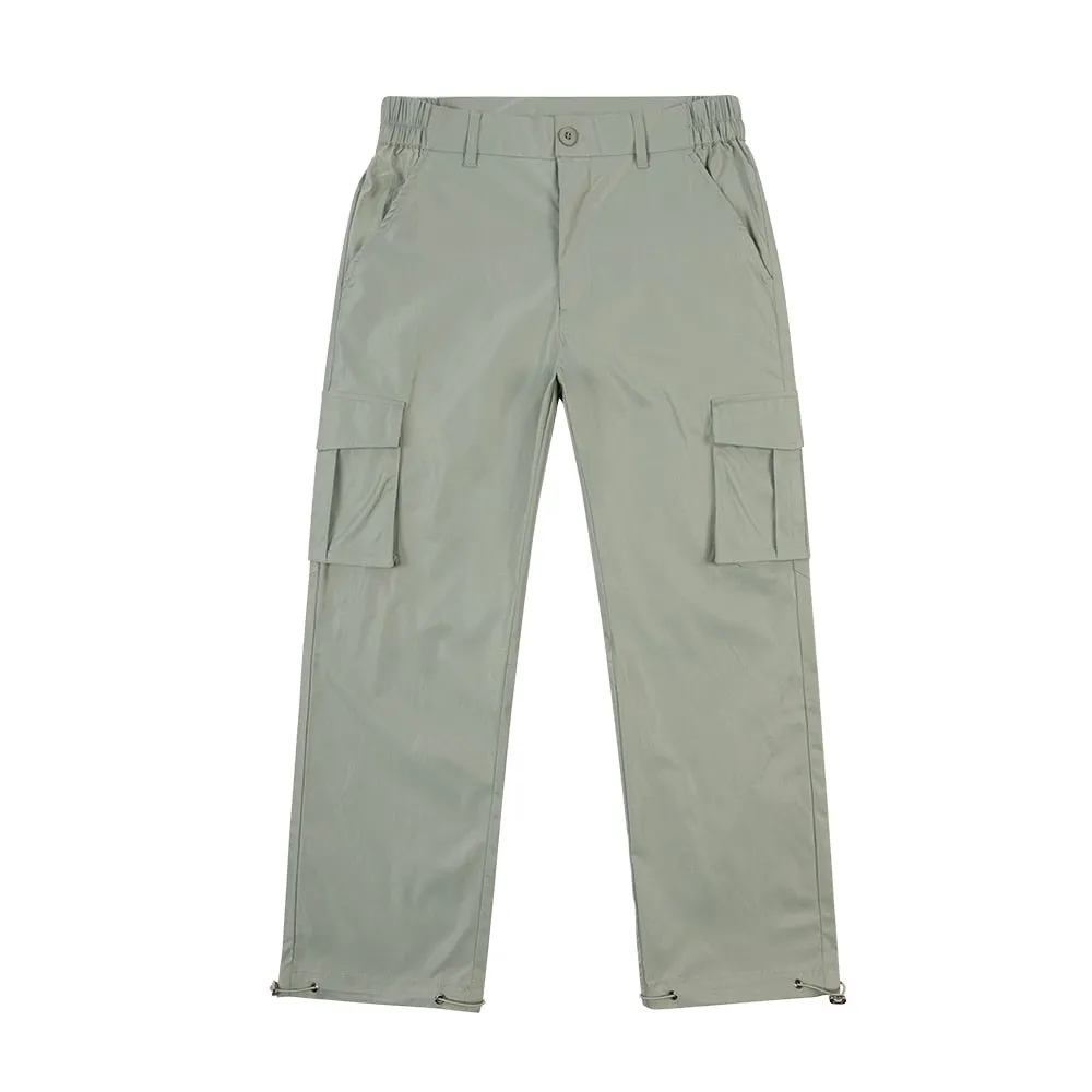 Summer Lightweight Trousers Mens Quick Dry Pants Elastic Casual  Wide Leg  Trousers Outdoor Trekking Fish Trousers