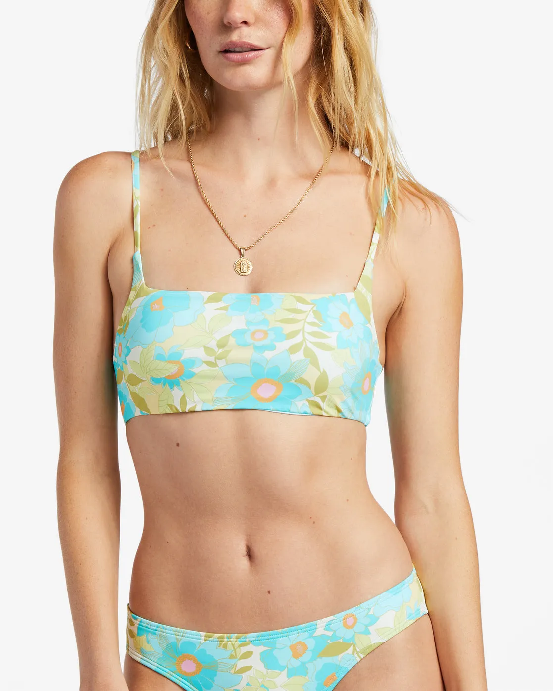 Summer Sky Zoe Crop Bikini Top - Multi