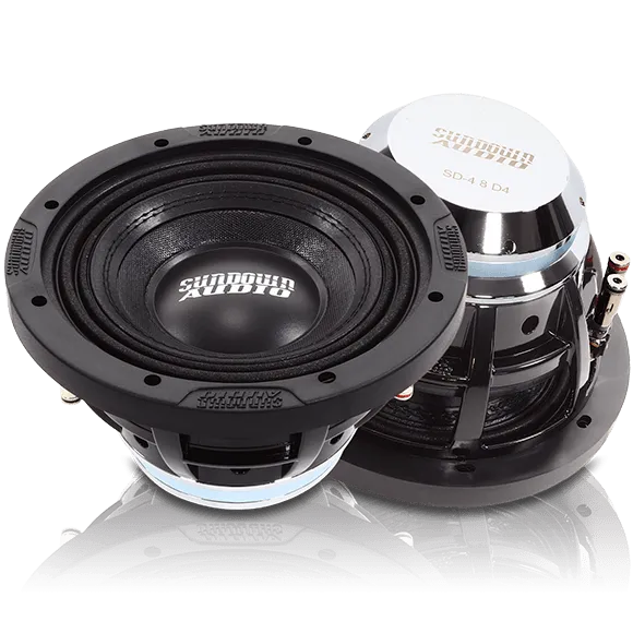 Sundown Audio SD-4 Series 8" 400W Neo Car Audio Subwoofer/Sub NEO SD4