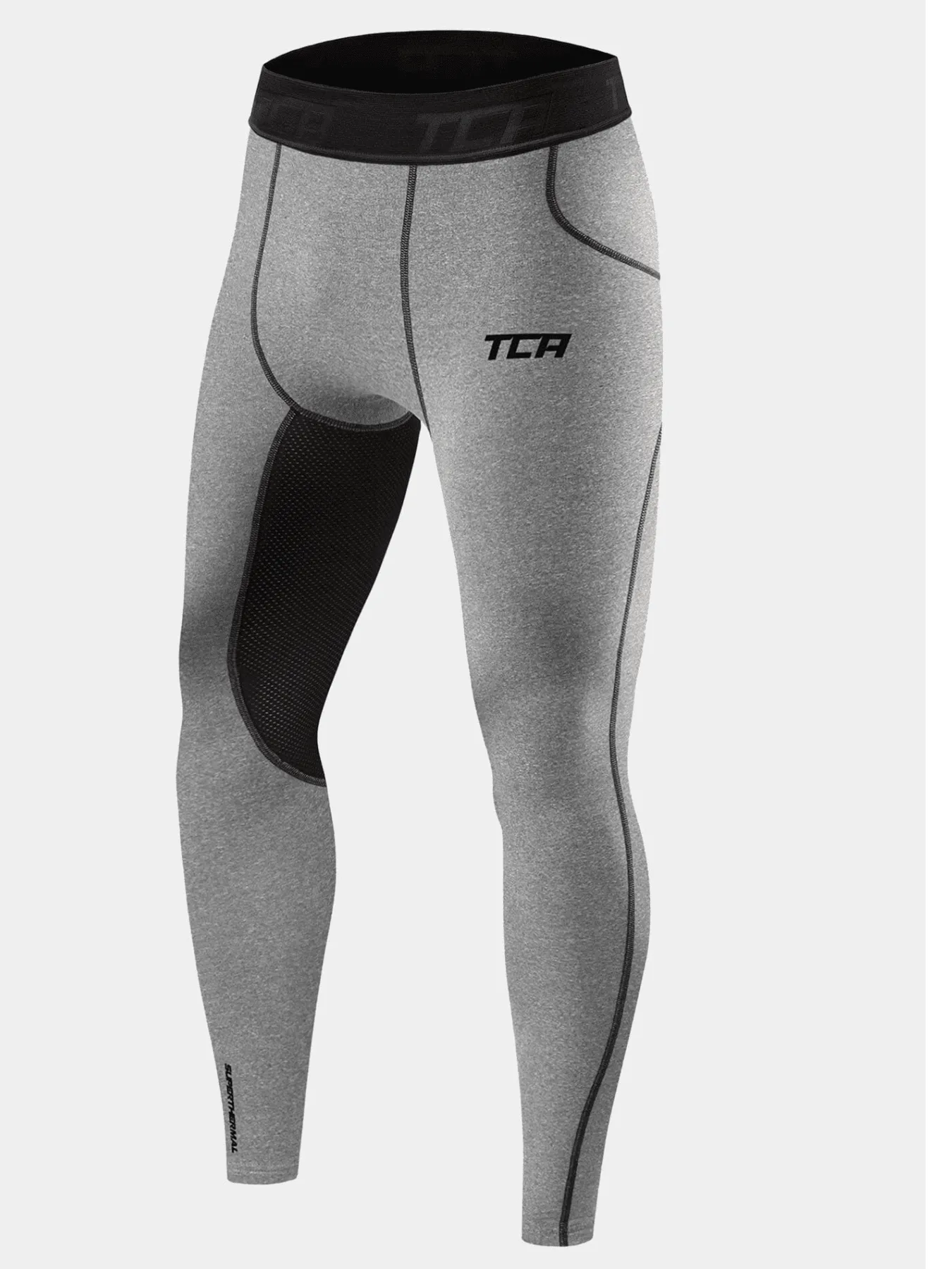 SuperThermal Compression Base Layer Tights For Boys With Brushed Inner Fabric & Side Pocket