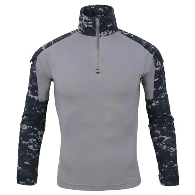 Tactical Camouflage Uniform Military Clothes Outdoor Army Filde Fight Combat Tops T Shirts Hiking Camping Cargo Pants Tracksuit