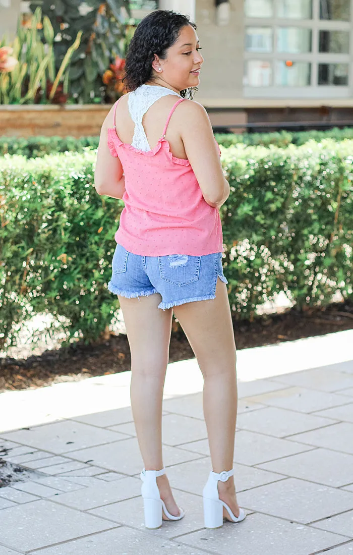 The Ruffle Cami (Coral)