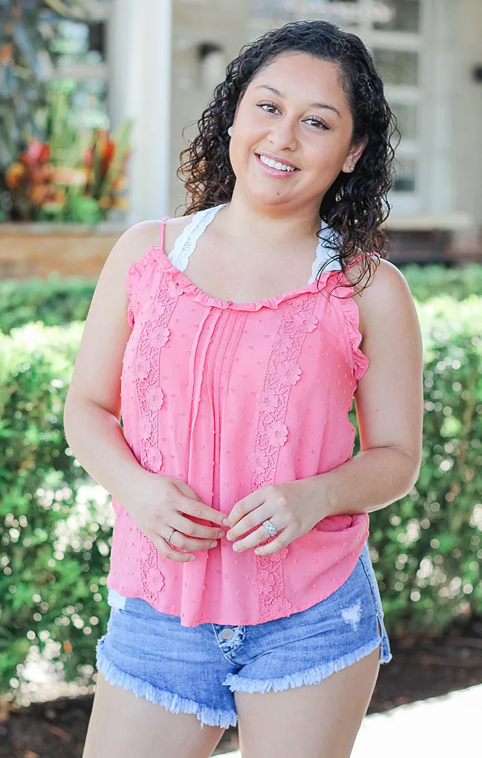 The Ruffle Cami (Coral)