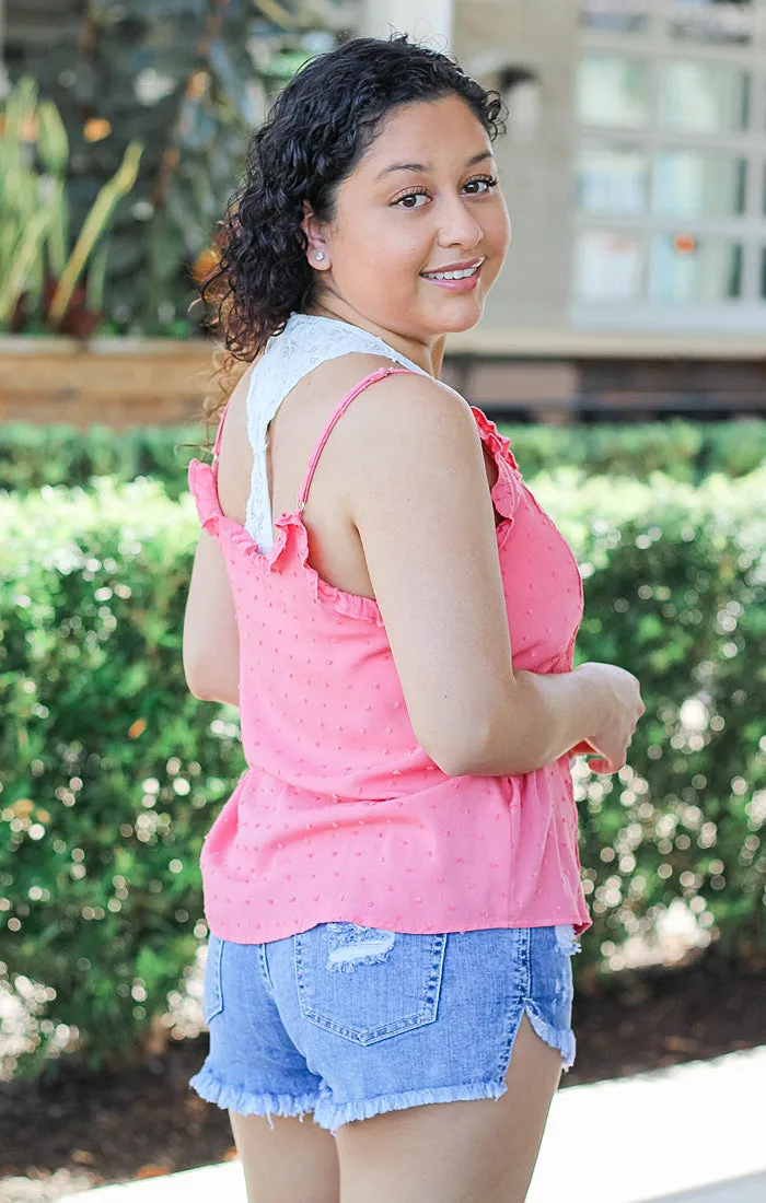 The Ruffle Cami (Coral)